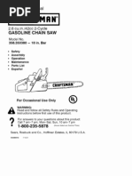 Craftsman Chainsaw