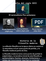 Filosofía Racionalismo Poscartesiano (Decimo)