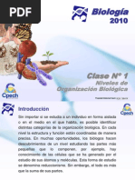 Clase 01 Biologia Cpech - Organizacion Biologica v.2 (OliverClases)