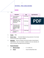 Eligibility Criteria For Getting Regular Commission in Pakistan Army (PMA Long Course)