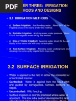 Irrigation Methods