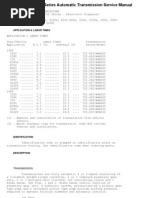 Mercedes Benz 722 Series Automatic Transmission Service Manual