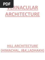 Vernacular Architecture of Hills, India