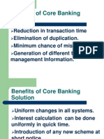 Benefits of Core Banking Solution