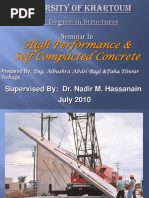 Self Compacted Concrete Seminar 1