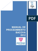 2012 Manual Procedimiento BACOVA