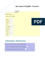 The Plural of The Nouns in English