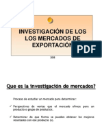 Investigación de Mercados de Exportación