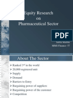 Equity Research in Pharma Sector