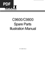 OKI C9600 C9800 Parts Manual