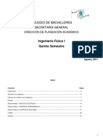 Ingenieria Fisica - I de 5° Semestre