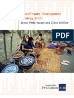 Microfinance Development Strategy 2000: Sector Performance and Client Welfare