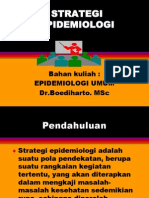 Strategi Epidemiologi (Dr. Boediharto)