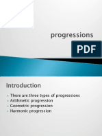 Progressions