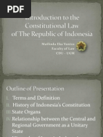 Constitutional Law in Indonesia