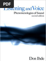 Ihde, Don - Listening & Voice - Phenomenologies of Sound (2nd Ed, 2007)