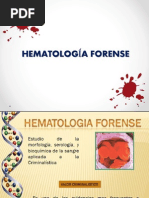 Hematologia Forense