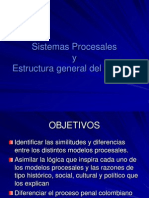 Sistemas Procesales y Estructura General Del Proceso