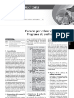 Cuentas Por Cobrar Comerciales - Programa de Auditoría Sugerido