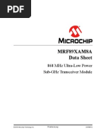 868Mhz +10dbm MRF89XAM8A Modul Microchip 70651A