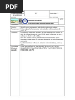 Ficha de Trabajo 0 Control de Herramientas