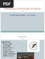 Chemicals in Everyday Products: Chemistry Class