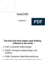 AutoCAD Lecture1