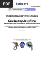 Sotheby'S International Jewellery Specialists David Bennett and Daniela Mascetti To Publish Celebrating Jewellery