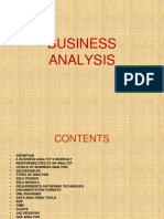 Business Analysis