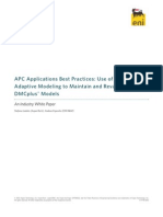 APC Applications Best Practices - Use of Aspen Adaptive Modeling