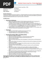 Substitute Teacher Job Description - Long Term PHS Rev 3-01-2012