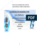 Company Background and Its Organisational Structure (Tec)