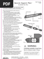 Spy Secret Agent Pen