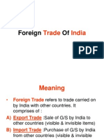 Foreign Trade of India