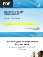 Standards and EHR Interoperability