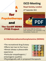 MDMA Psychotheraoy and The Cardiff MDMA Project