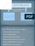 Jenis - JENIS BELAJAR