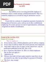 The Payment of Gratuity Act 1972