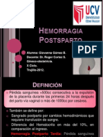 Hemorragia Postsparto