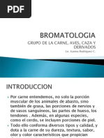 Bromatología Carnes