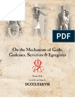 A.A.O. - On The Mechanism of Gods, Godesses, Servitors & Egregores