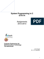 Assignments System Programming in C