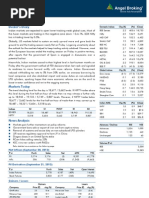 Market Outlook Market Outlook: Dealer's Diary