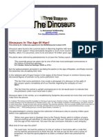 Three Essays On The Dinosaurs - Immanuel Velikovsky