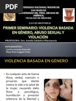 Violencia, Abuso Sexual y Violacion