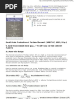 Small-Scale Production of Portland Cement (HABITAT, 1993, 92 P.) V. Raw-Mix Design and Quality Control in VSK Cement Plants 5.1 Raw-Mix Design