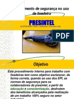 Treinamento de Uso de Lixadeira