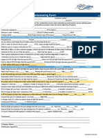 Commissioning Form