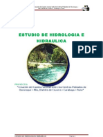 Estudio de Hidrologia e Hidraulica