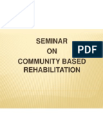 Community Based Rehabilitation